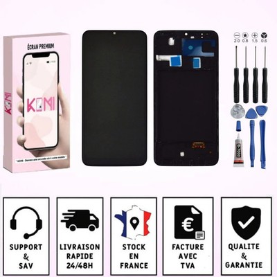 Ecran Pour Samsung A20 SM-A205F A205G LCD +Noir +Outils