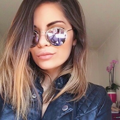 小物 ROUND L FOLDING RB3532 ROUND METAL FOLDING Sunglasses in Gold and Copper Flash