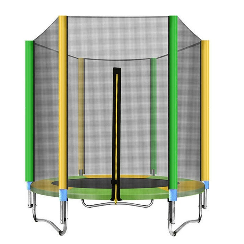 6FT Outdoor Trampoline Combo Bounce Jump Safe Enclosure Net W/Spring