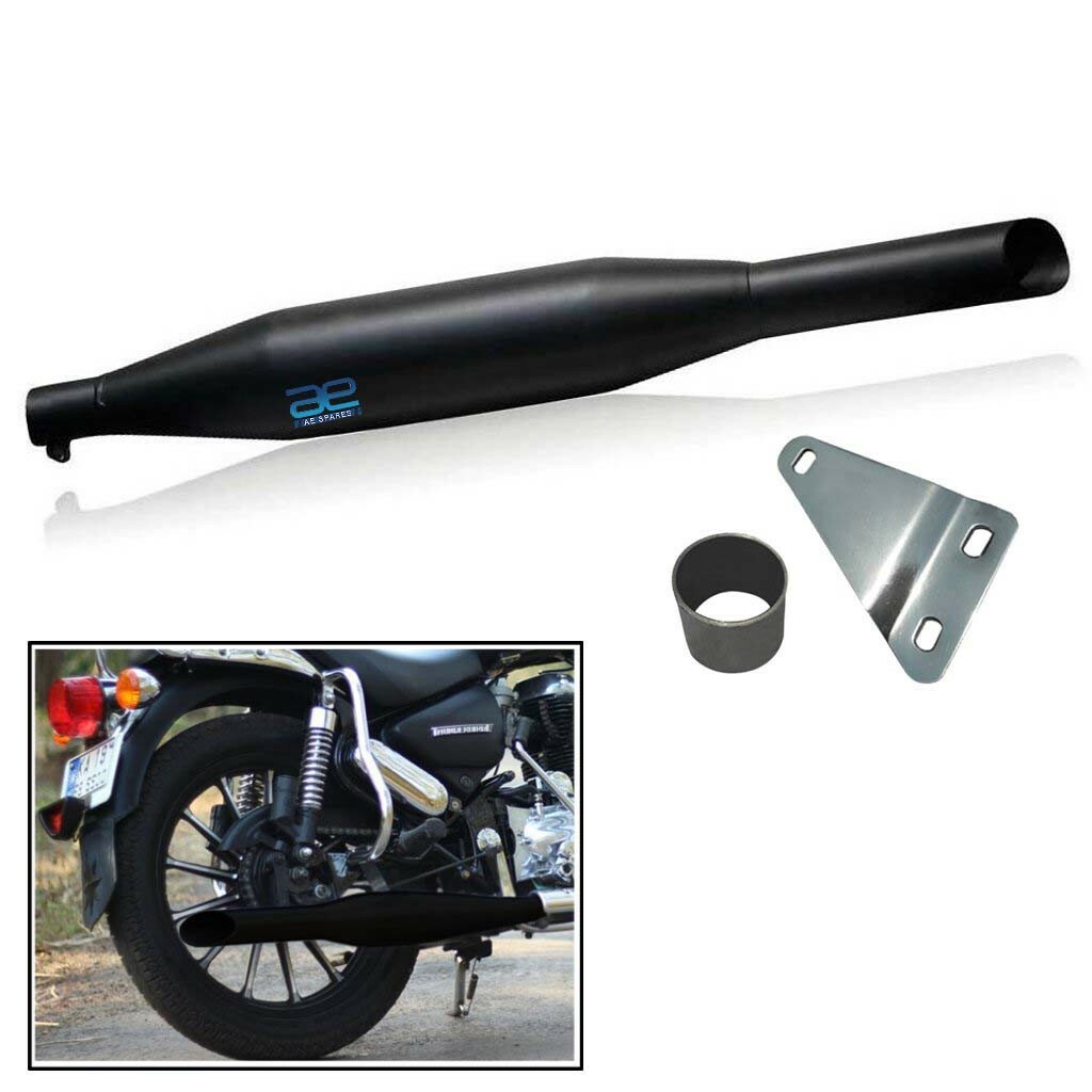 Red Rooster Exhaust Silencer for Royal Enfield Bullet Thunderbird 350 cc 