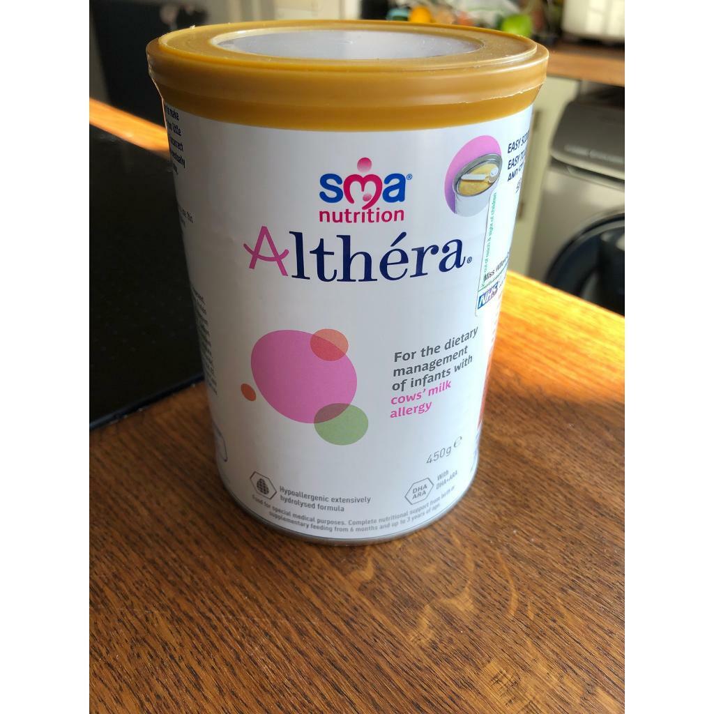 7x Tubs of SMA Althera formula milk for babies with CMPA in Norwich