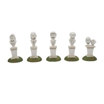 Disneyland Haunted Mansion The Singing Busts Set of 5