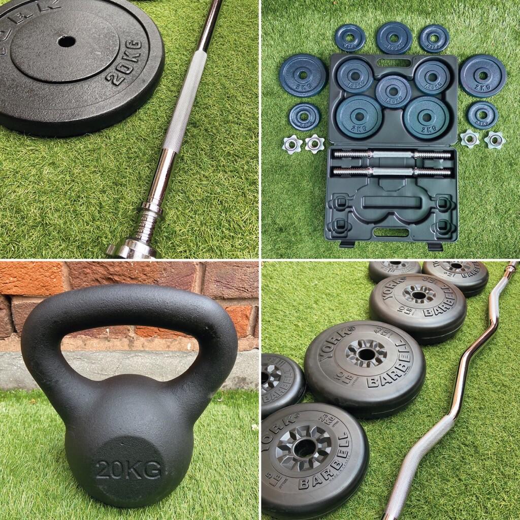 New **Gym Equipment** Weight Plates / Dumbbells / Kettlebell