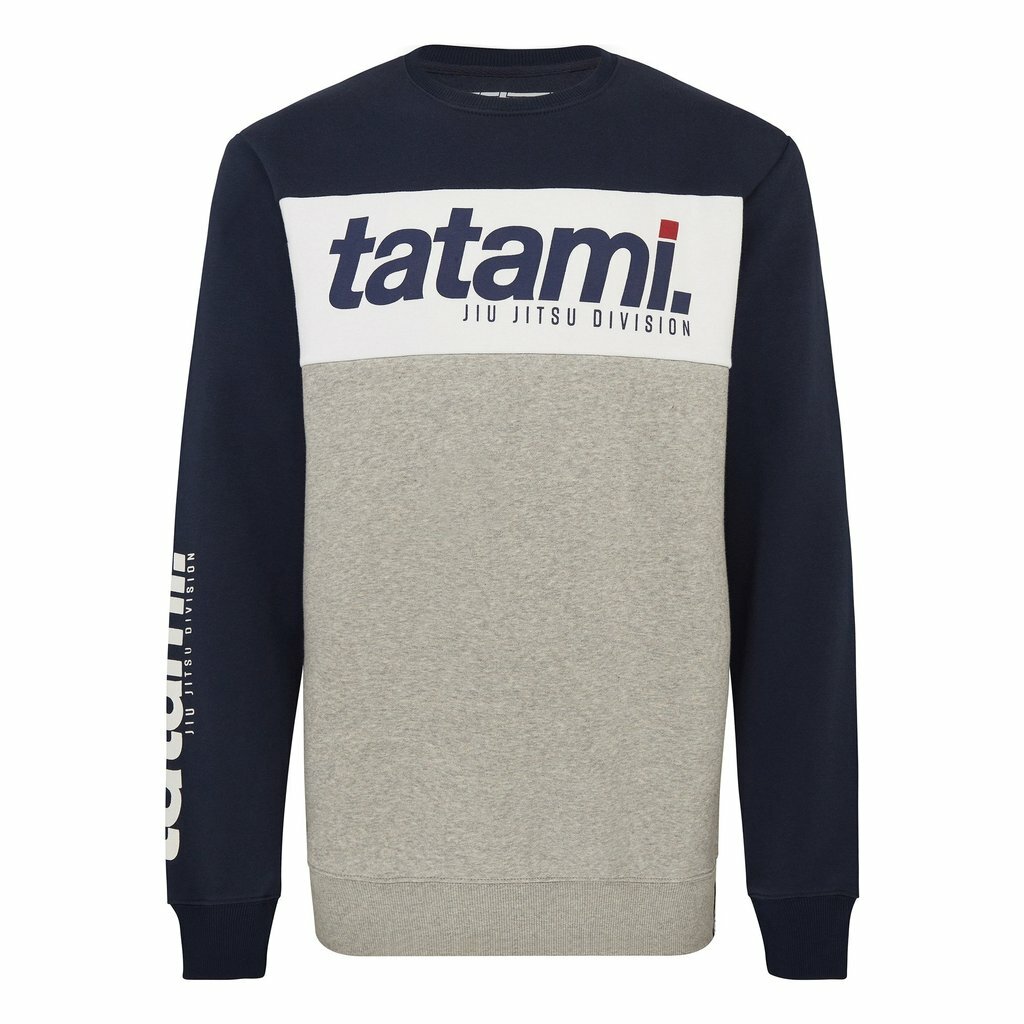 Tatami Brand Sweat Shirt Grey Top BJJ Brazilian Jiu Jitsu Casual MMA Grappling