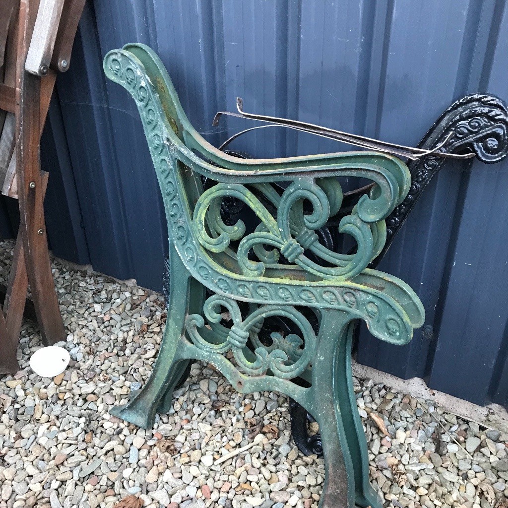 Cast iron bench ends in Laurencekirk, Aberdeenshire Gumtree