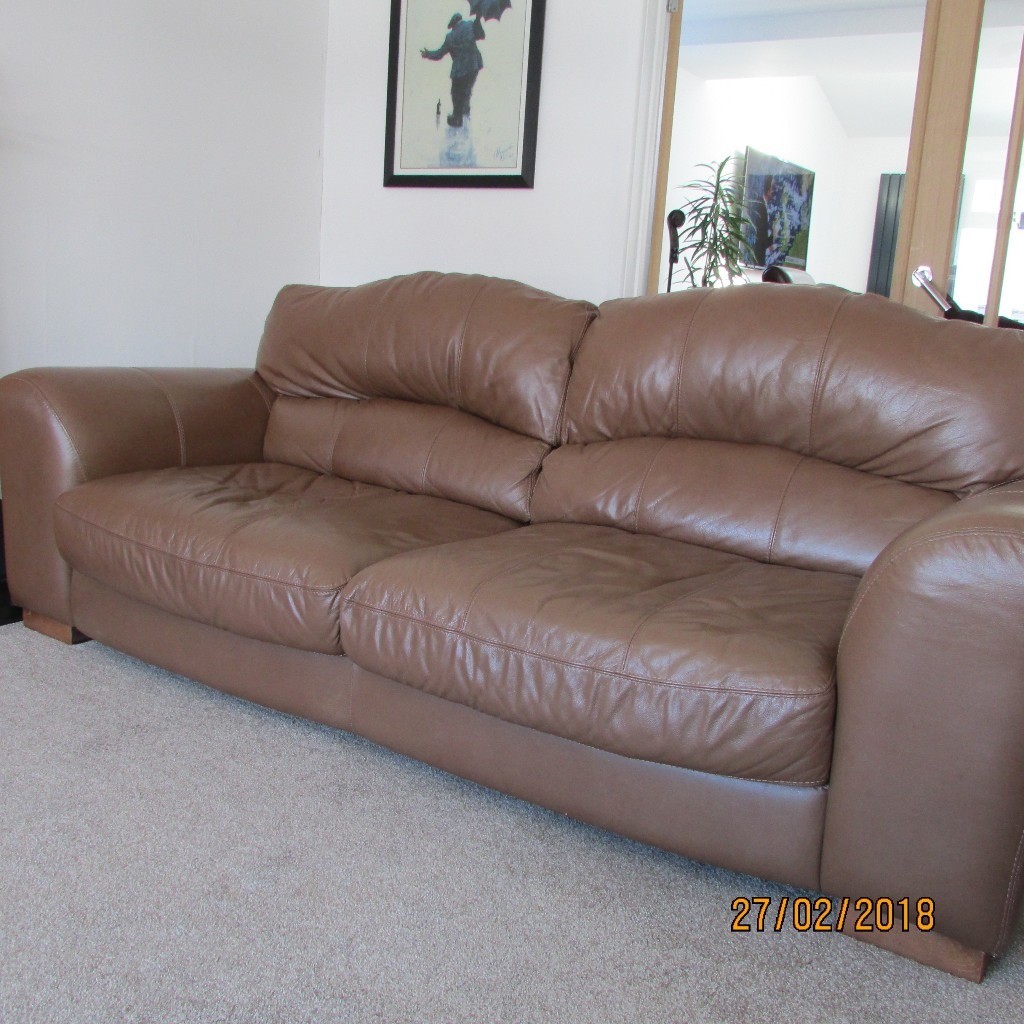 Two Italian Leather Sofas in Newcastle, Tyne and Wear Gumtree