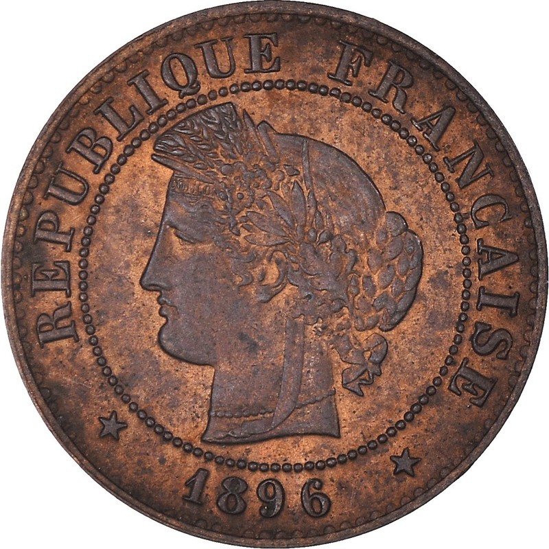 [#223305] Monnaie, France, CéRèS, Centime, 1896, Paris, Ttb, Bronze, Gadoury:88