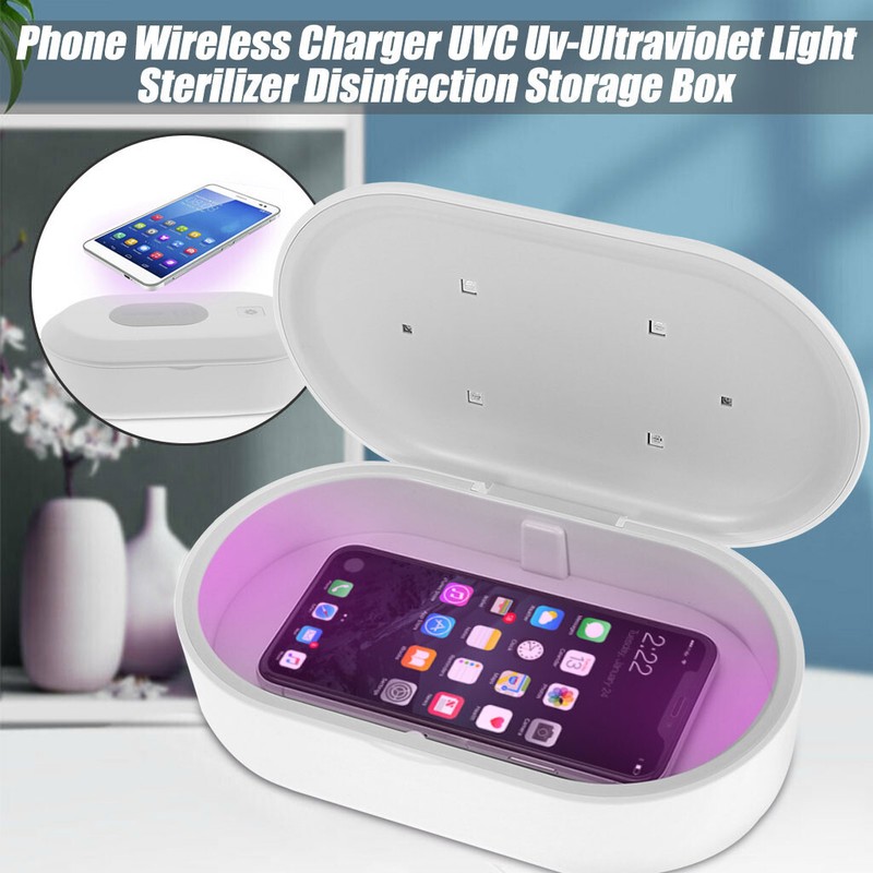 2 in 1 15W UV Cell Phone Portable Wireless Charger Sterilizi