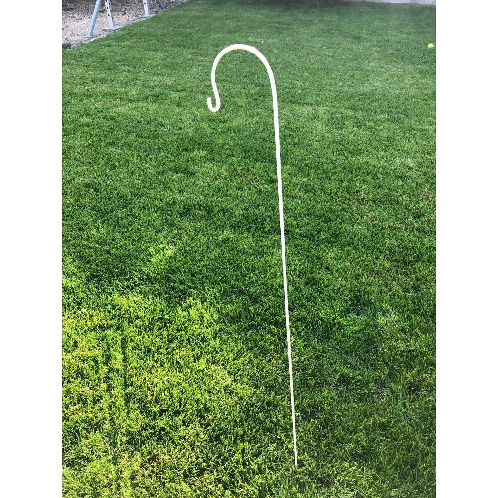 7 x metal white shepherd hooks in Melksham, Wiltshire Gumtree