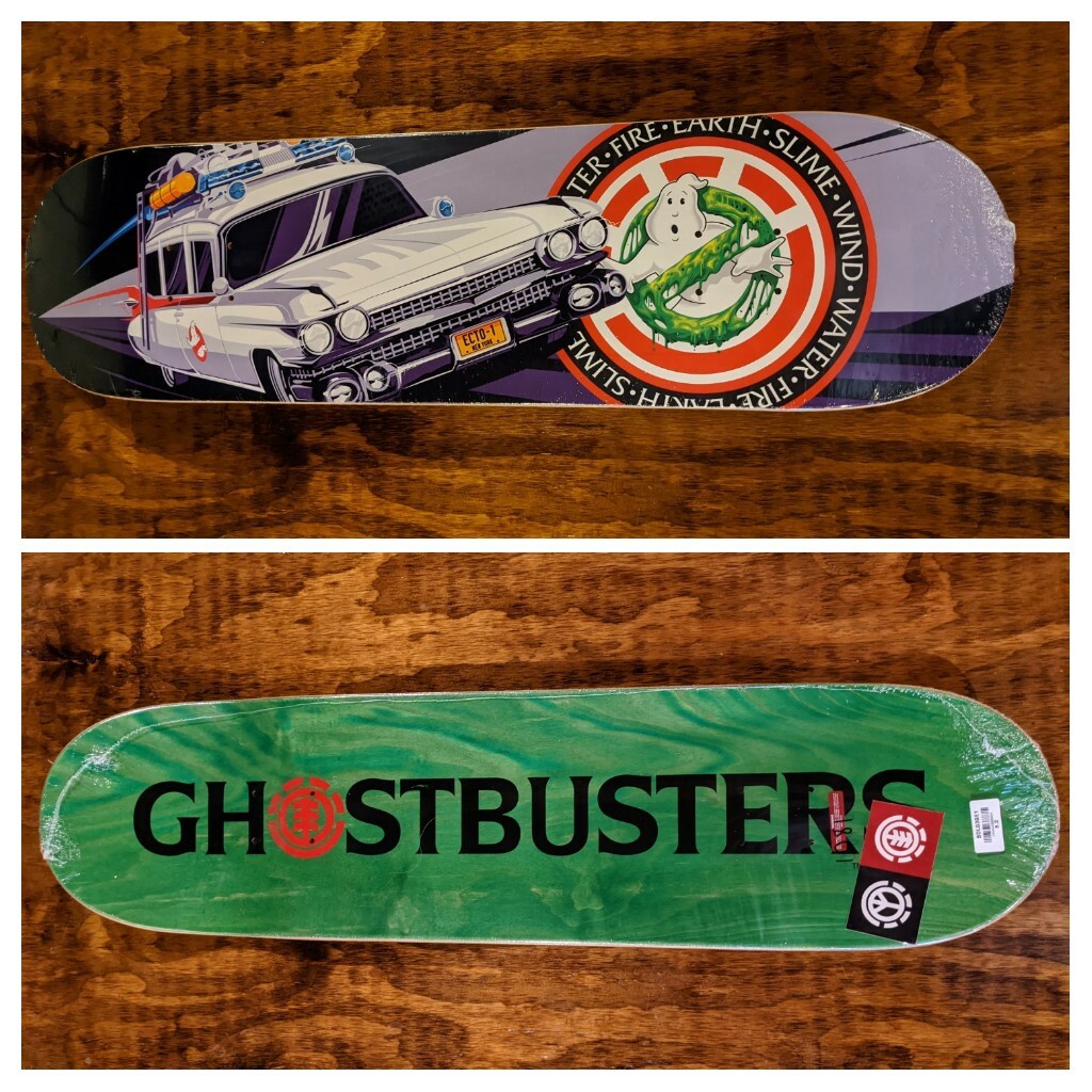 Ghostbusters Ectomobile Skateboard Deck Element *Bubble Wrapped for Shipping*