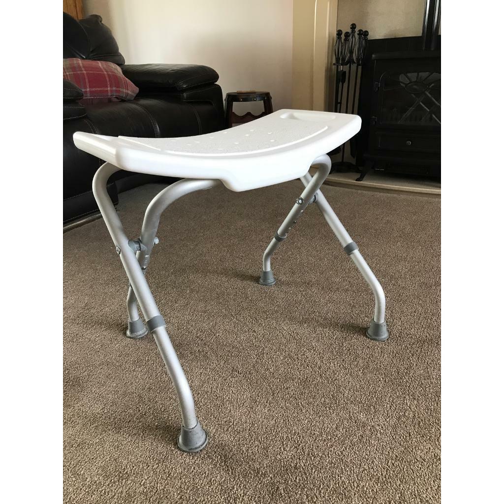 Bath Shower Chair Seat Stool Height Adjustable Disability Aid in
