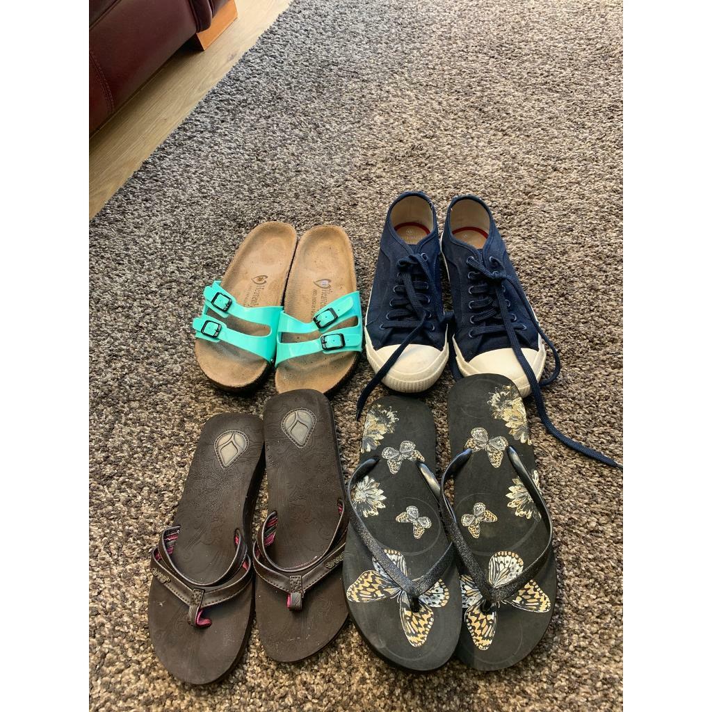 fat face flip flops ladies