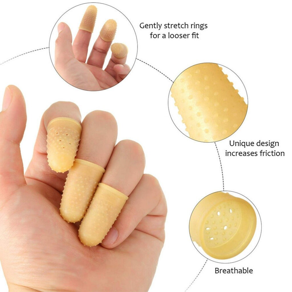 25Pcs Rubber Fingertip Cover Finger Protectors Finger Cover Caps for