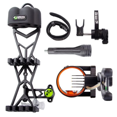 Fuse BOW PACKAGE Hoyt Mathews PSE Bowtech QAD drop away Quiver Sight Sabilizer