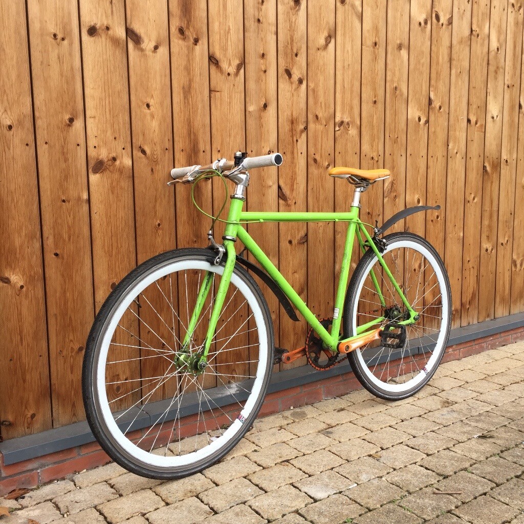 No Logo Single Speed Fixie Bike •• Hybrid Road Racer Track City not