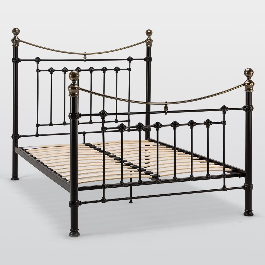 King Size Metal Bed Frame Victorian Style in Pontypridd, Rhondda