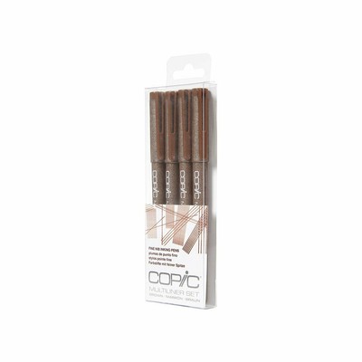Two (Too)  Too Copic multi liner 4 pcs Brown set japan