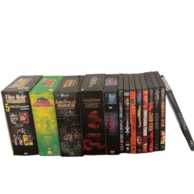Lot Of Horror DVDs The Omen, Hammer House Of Horror, Forever Knight, Film Noir