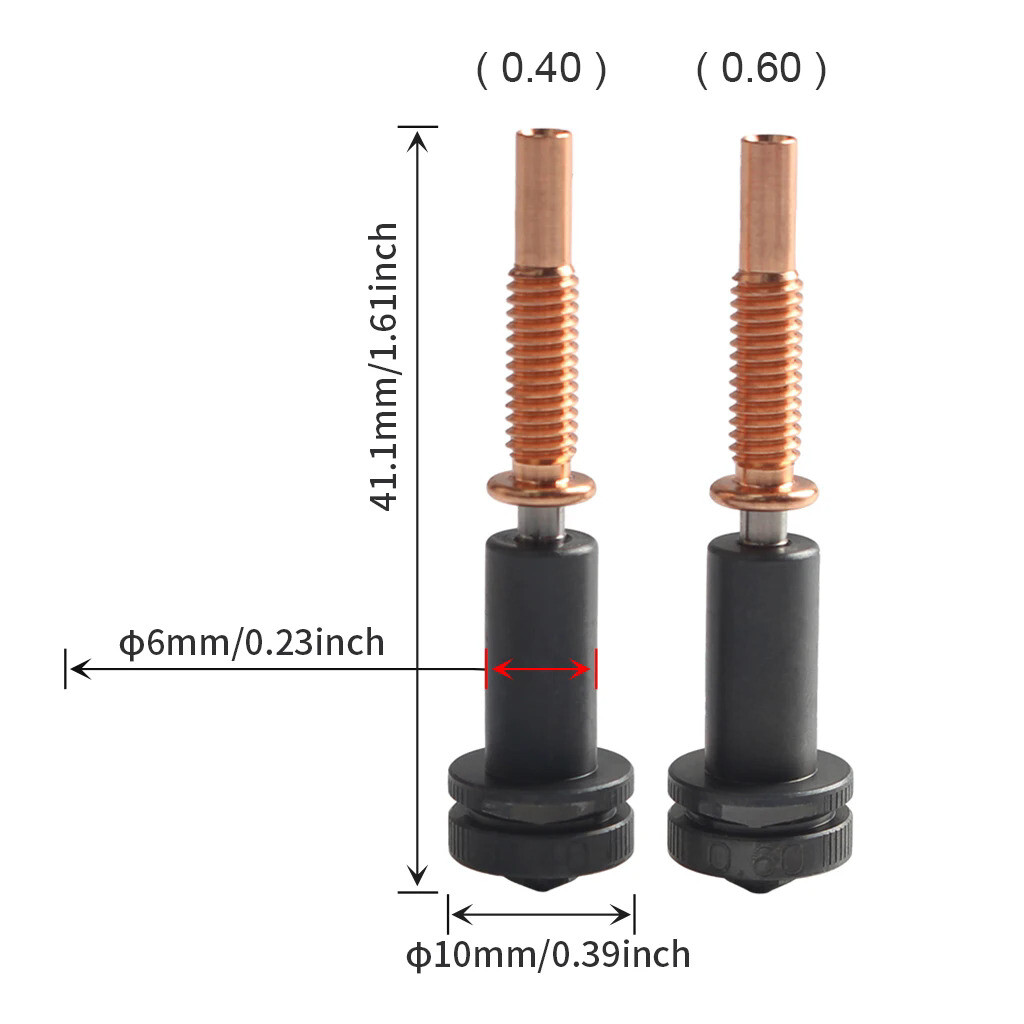 Extruder Assembly Nozzle Hotend Kit for Anycubic E3D REVO V6 3D Printer 24V 40W