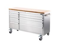 Ultimate 56" Tool Trolley 10 Drawer Stainless Steel (Brand New in Box)