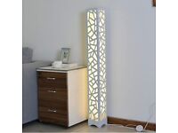 New Dimmable LED White Floor Lamp Upgrade Remote Control Function