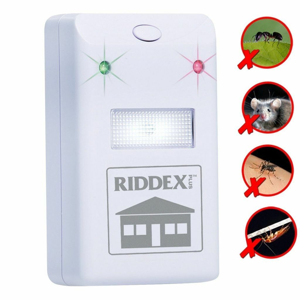 Riddex Plus Scacciatopi Scaccia Topi Insetti Zanzare Talpe Repellente Ultrasuoni