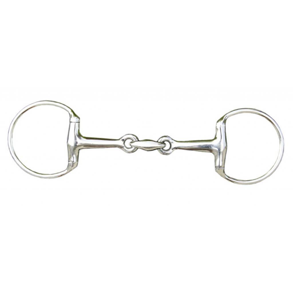 % SONDERAKTION: HKM Olivenkopfgebiss 9882 doppelt gebrochen Edelstahl 16 mm -NH