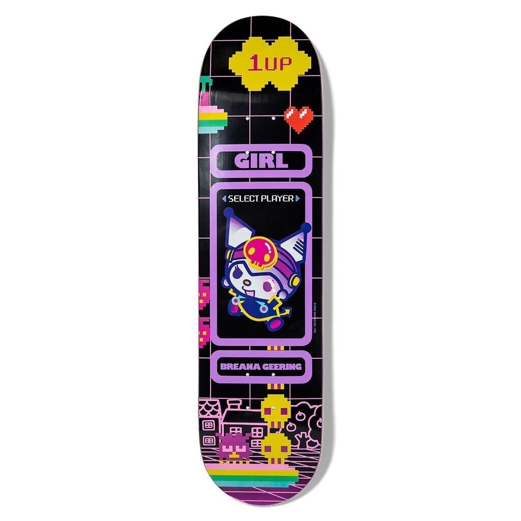 X-girl × GIRL SKEAT BOAD DECK Girl Skateboards x Sanrio Kawaii Arcade Bennett 8.25
