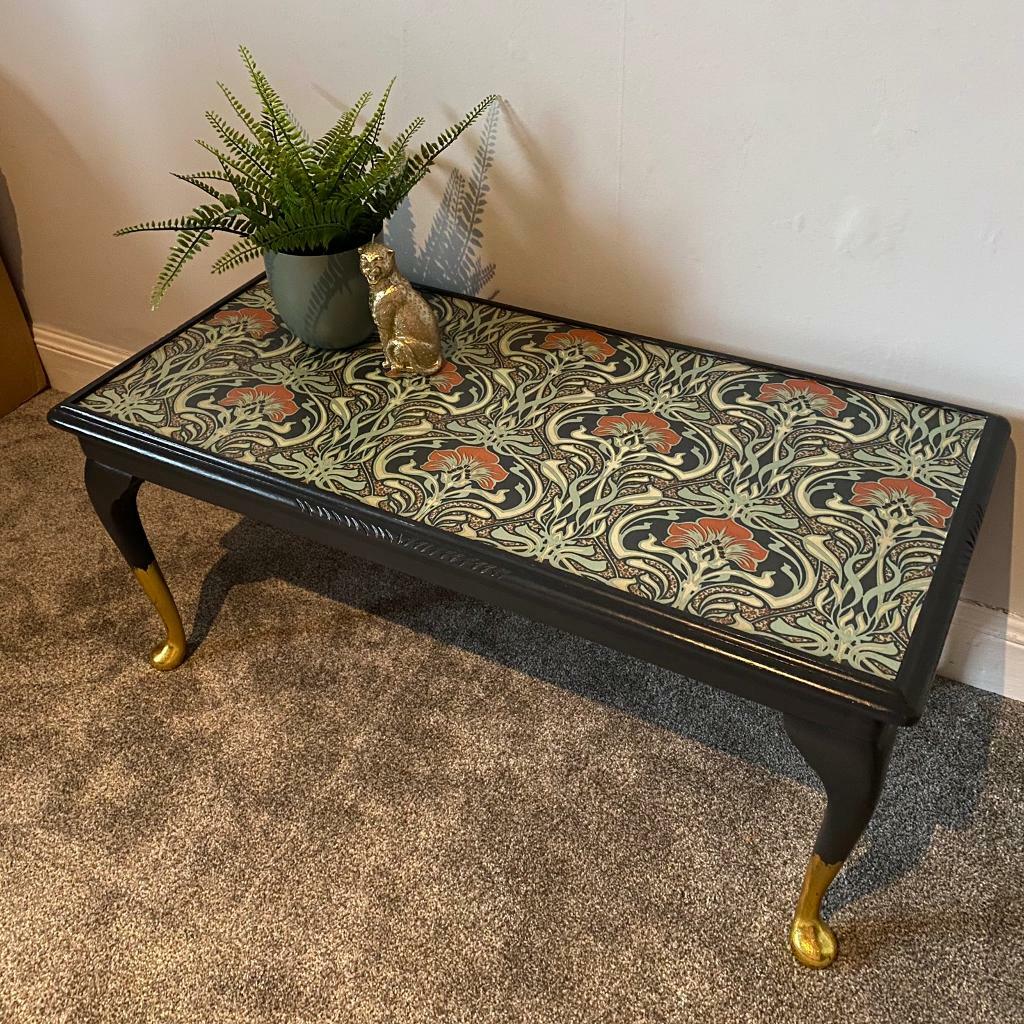 Upcycled Antique Coffee Table Low Edwardian SOLD!! in Shawlands