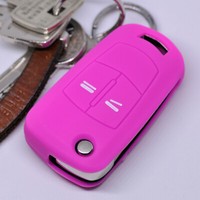 KlappSchlüssel Cover Schlüssel Pink für Opel As...