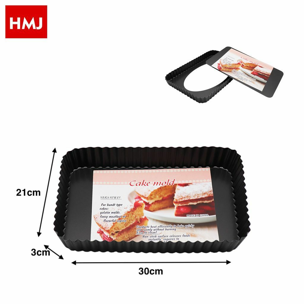 Stampo Teglia Tortiera Per Dolce Pane Torta Antiaderente Rettangolare 24350 hmj