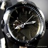 Pre-owned Invicta Marvel Black Panther Venom Automatic Open Heart Ed 52mm Watch