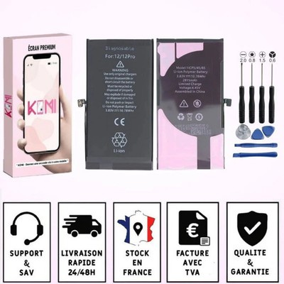 Batterie Pour iPhone 12 12 PRO Identique ORIGINALE 2815MAH +Outils +Adhésif - D