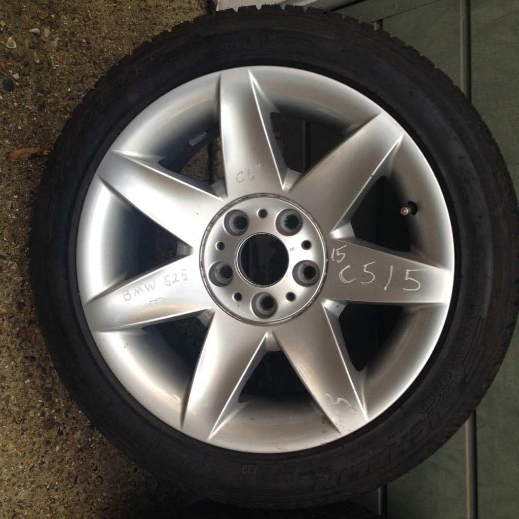 5 BMW E39 STYLE 81 17 INCH ALLOY WHEELS MATCHING MICHELIN DUNLOP TYRES