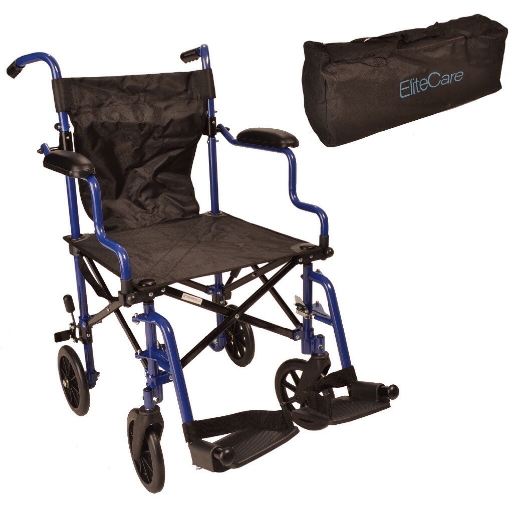 Light weight folding WheelChair folds into a bag for easy travel in