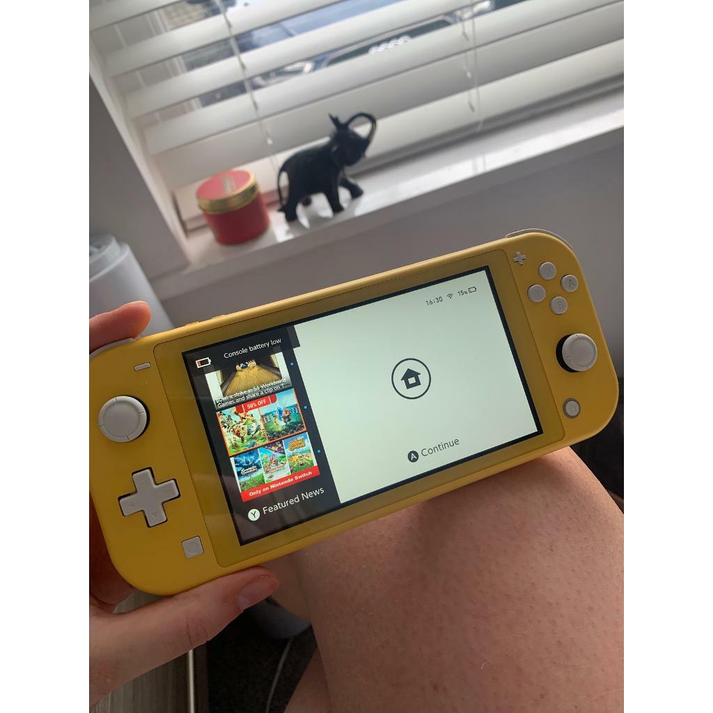 Yellow Nintendo switch lite in Stockport, Manchester Gumtree