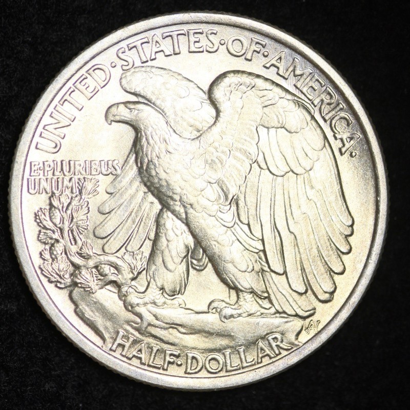 1936 Walking Liberty Half Dollar CHOICE BU FREE SHIPPING E374 GNN