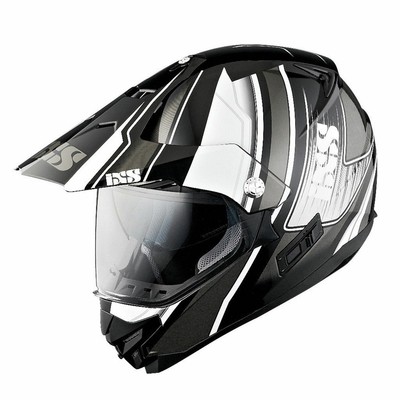IXS HX 207 Motocrosshelm Enduro Helm mit Sonnen Visier Motorrad Cross Helm Neu