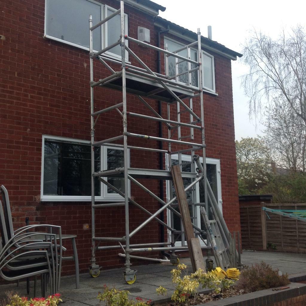 Boss scaffolding Tower in Kings Norton,