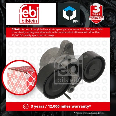 Aux Belt Tensioner fits BMW 535D 3.0D 11 to 17 N57D30B Drive V-Ribbed Febi New