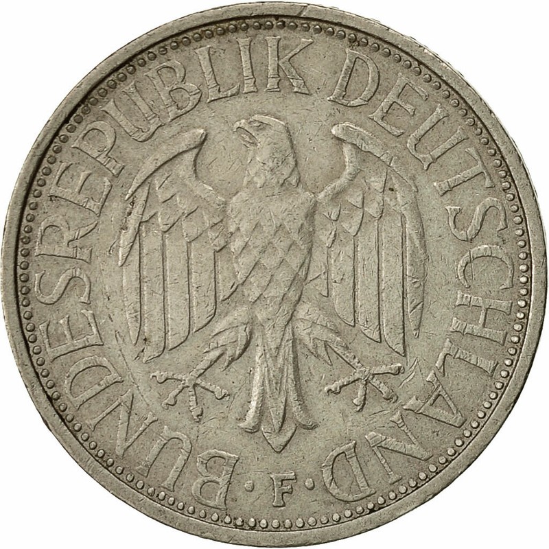 [#523732] RéPublique FéDéRale Allemande, Mark, 1973, Stuttgart, Tb+, Copper-Nick