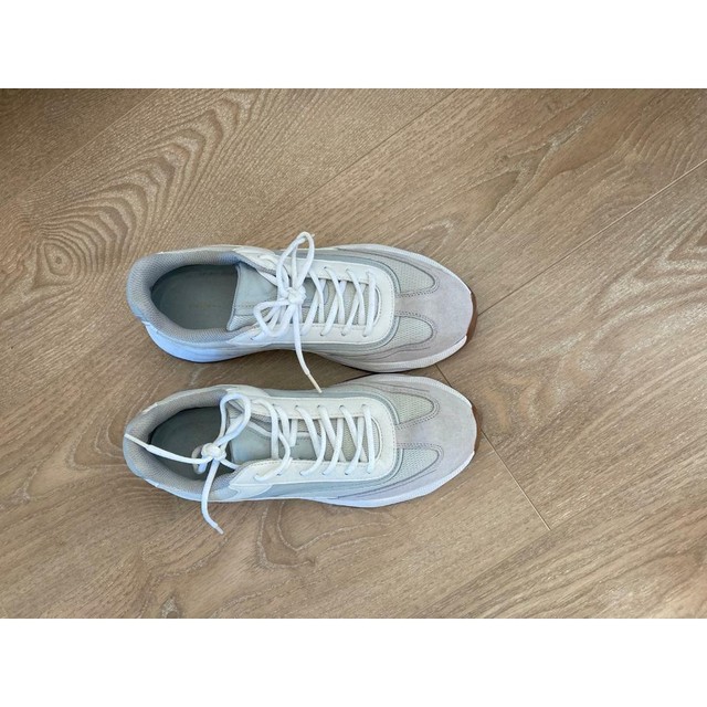 zara white mens trainers