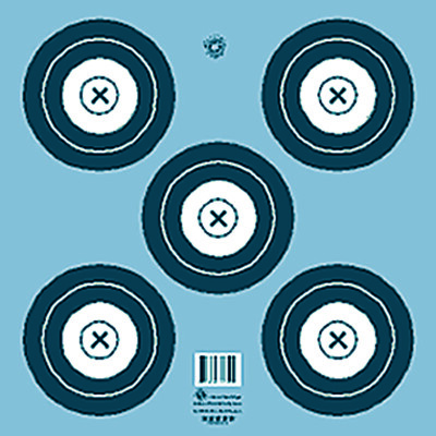 Maple Leaf Target Face NFAA Indoor 5 Spot 100 Pack
