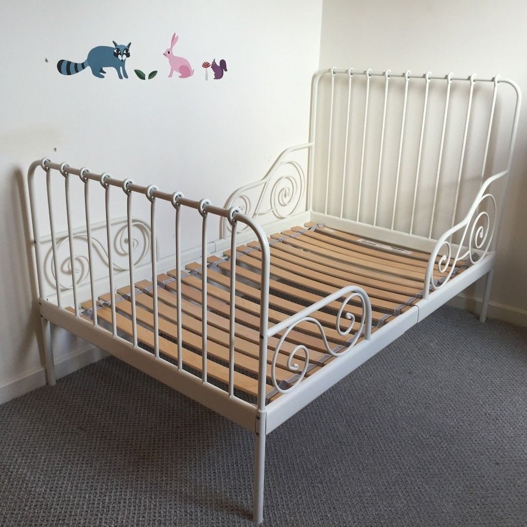 White metal ikea toddler bed frame MINNEN | in Frenchay, Bristol | Gumtree