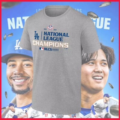 HOT HOT! Los Angeles Dodgers 2024 National League Champions Locker Room T e e