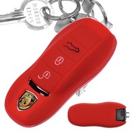 Auto Schlüssel Hülle Rot für Porsche 718 982 98...