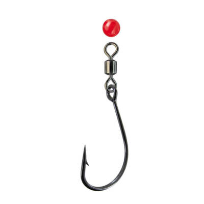 Jenzi single hook with swivel and bead fishing hook trout spoon hook