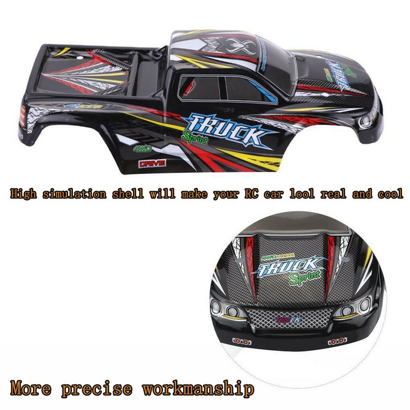 XLH 9125 Off Road Car Nitro RC Car 1/10 Scale Monster Truck Body Shell Cover
