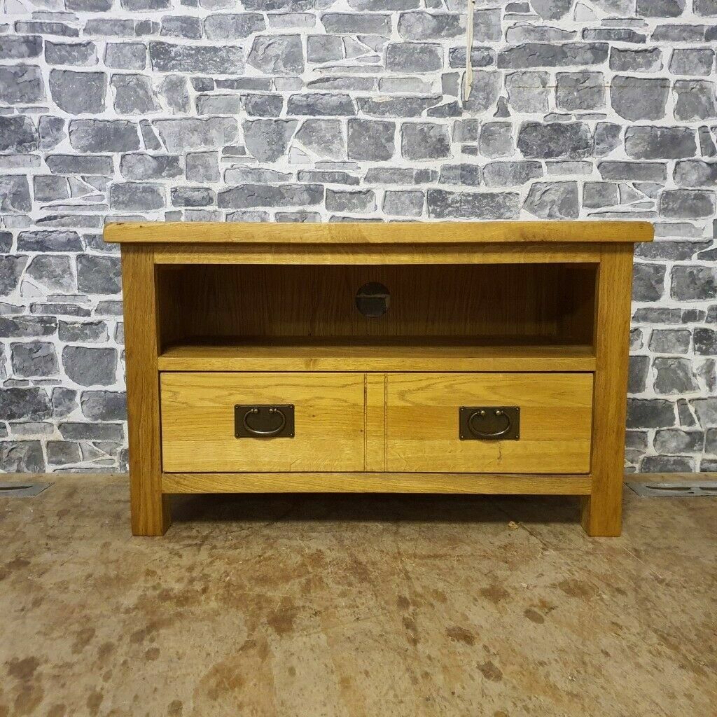 Solid Wood TV Unit with Drawer in Bearsden, Glasgow Gumtree