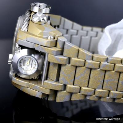 Pre-owned Invicta Reserve Bolt Zeus Magnum Hydroplated Steel 52mm Swiss Mvt Watch